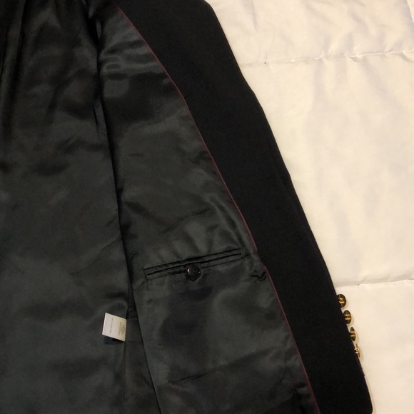 Talbots 100% Wool Black Suit Jacket - Picture 8 of 10